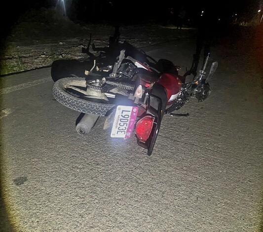 #Foto | Adulto mayor muere tras ser embestido por una motocicleta, en la carretera Zamora – La barca