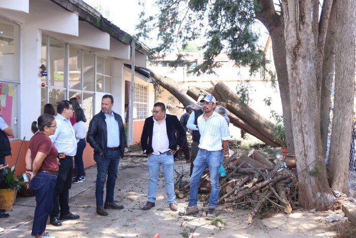 #Fotos | El preescolar Mi Pequeño Mundo, será rehabilitado, informó Julio Arreola 