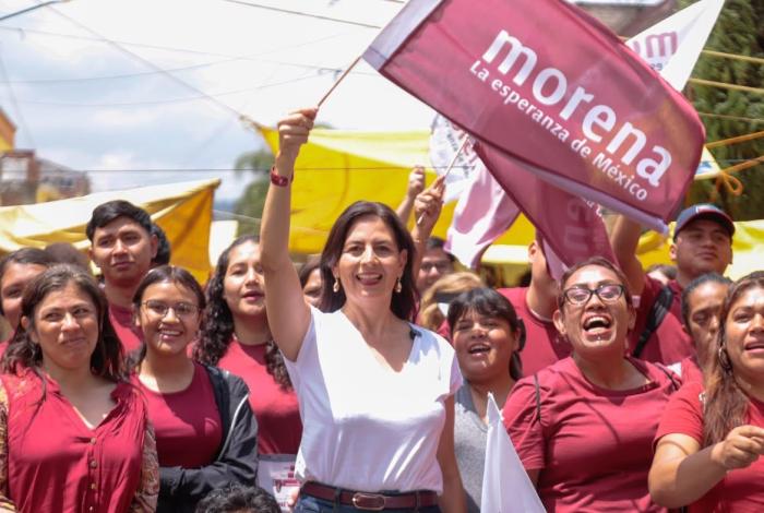 Gabriela Molina refrenda respaldo a  la economía popular en Morelia