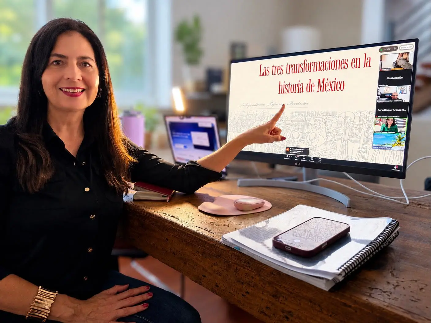 Gaby Molina fortalece su preparación para encabezar la transformación en Michoacán