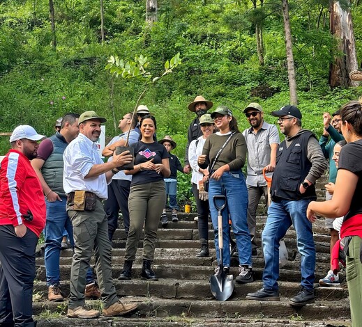 #Galería | Gobierno estatal reforesta el Parque Francisco Zarco, en Morelia