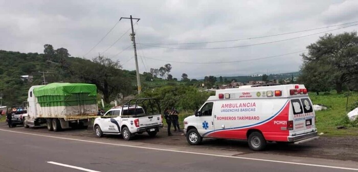 #Galería | Hallan asesinado a chofer de tractocamión en Tarímbaro