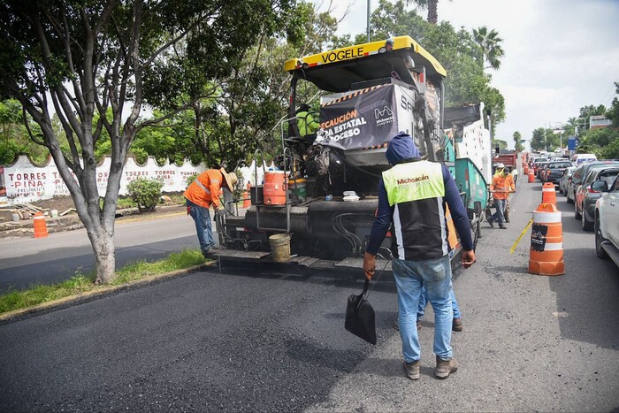 #Galería | Rehabilitación de Periférico de Morelia con 81% de avance: SCOP