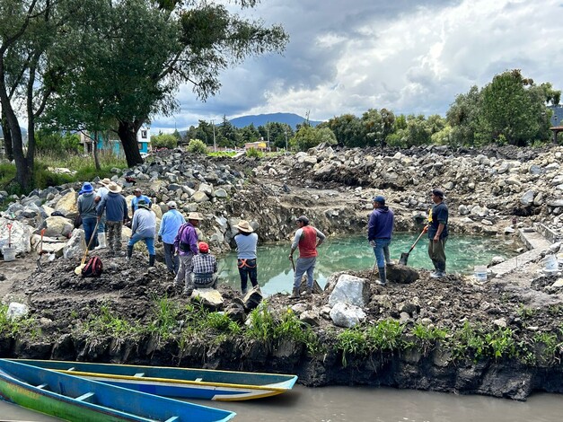 #Galería | Rehabilitan 11 manantiales con trabajos de rescate del lago de Pátzcuaro