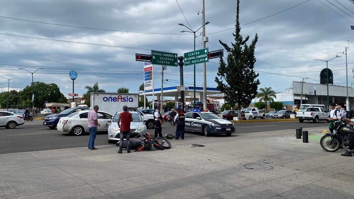 #Galería | Se registran 2 hechos de tránsito en distintos puntos de Morelia; hay 3 heridos