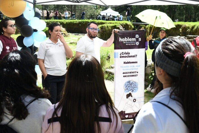 #Galería | SSM cuida la salud mental de jóvenes; los orienta sobre la importancia de pedir ayuda