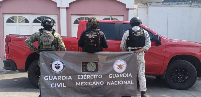 #Galería | SSP y autoridades federales detienen a objetivo delincuencial y aseguran arsenal, en Apatzingán