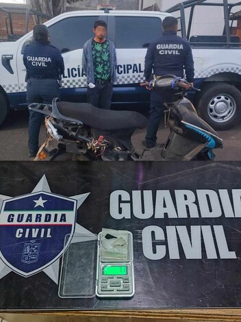 GC detiene a joven en posición de droga sintética en Salvador Escalante