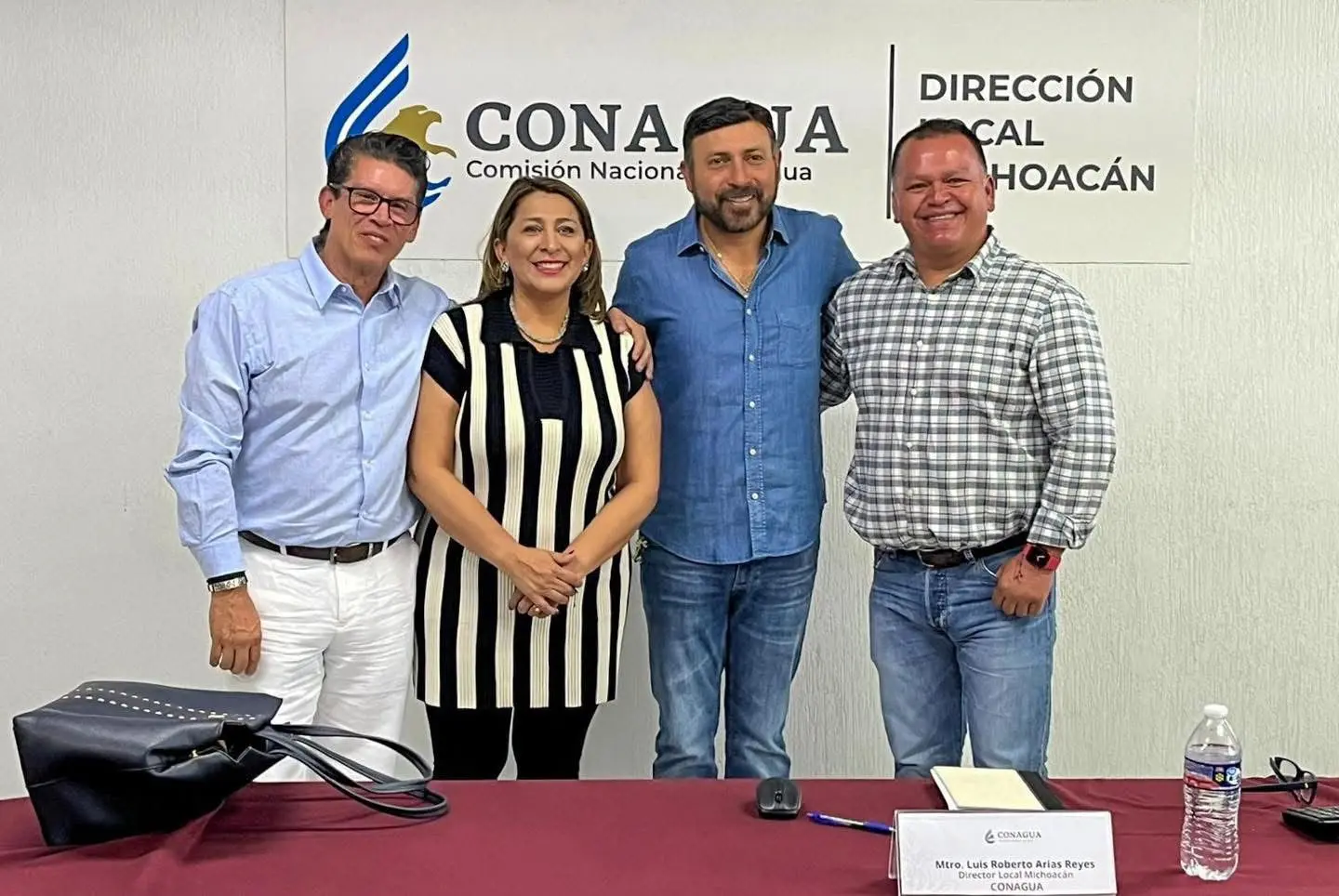 Gestiona Alma Mireya González proyectos hídricos ante Conagua para fortalecer el abastecimiento de agua en Quiroga