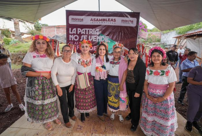 Gladyz Butanda lidera en Capula la lucha pacífica por la transformación