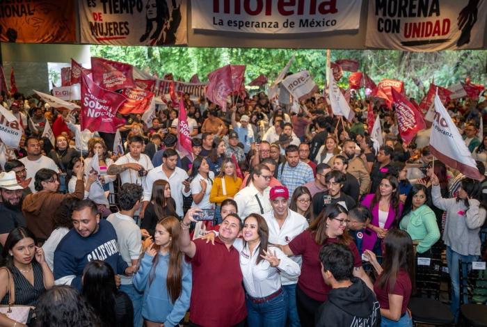 Gladyz construye ‘ejército’ de 40 mil defensores de la 4T
