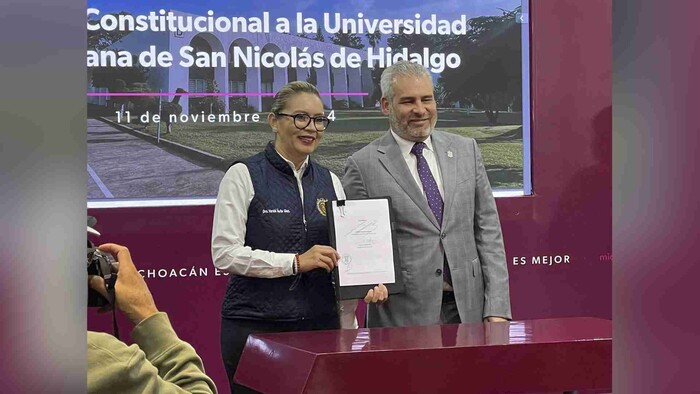 Gobierno de Michoacán y UNMSN firman convenio de reforma constitucional