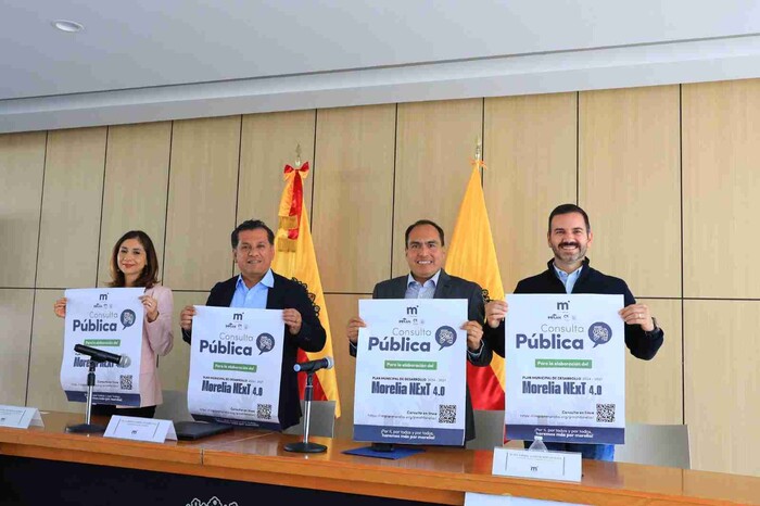 Gobierno de Morelia anuncia consulta pública para el “Plan Municipal de Desarrollo 2024-2027”