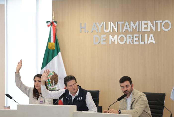 Gobierno de Morelia aprueba recursos para obras y acciones