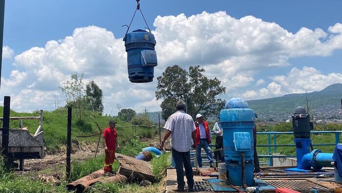 Gobierno de Morelia aumenta capacidad de extracción en dren Los Itzícuaros