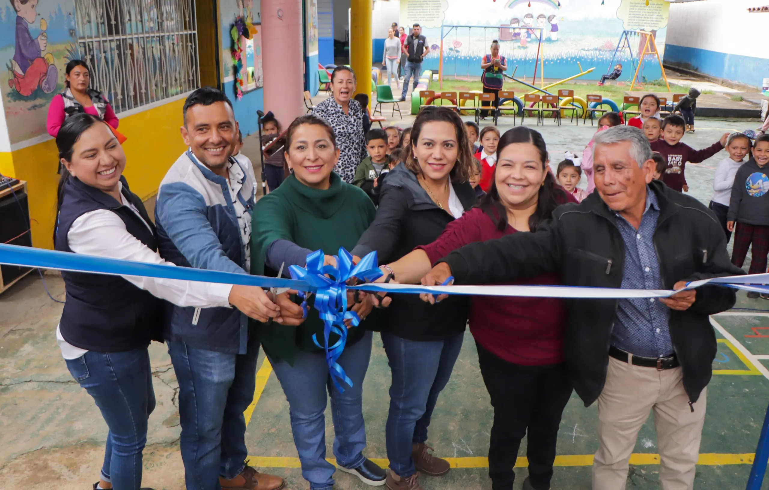 Gobierno de Quiroga impulsa mejores espacios educativos para la niñez