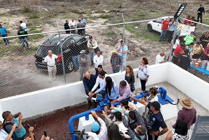 Gobierno de Tarímbaro entrega Pozo de Agua en Erandeni