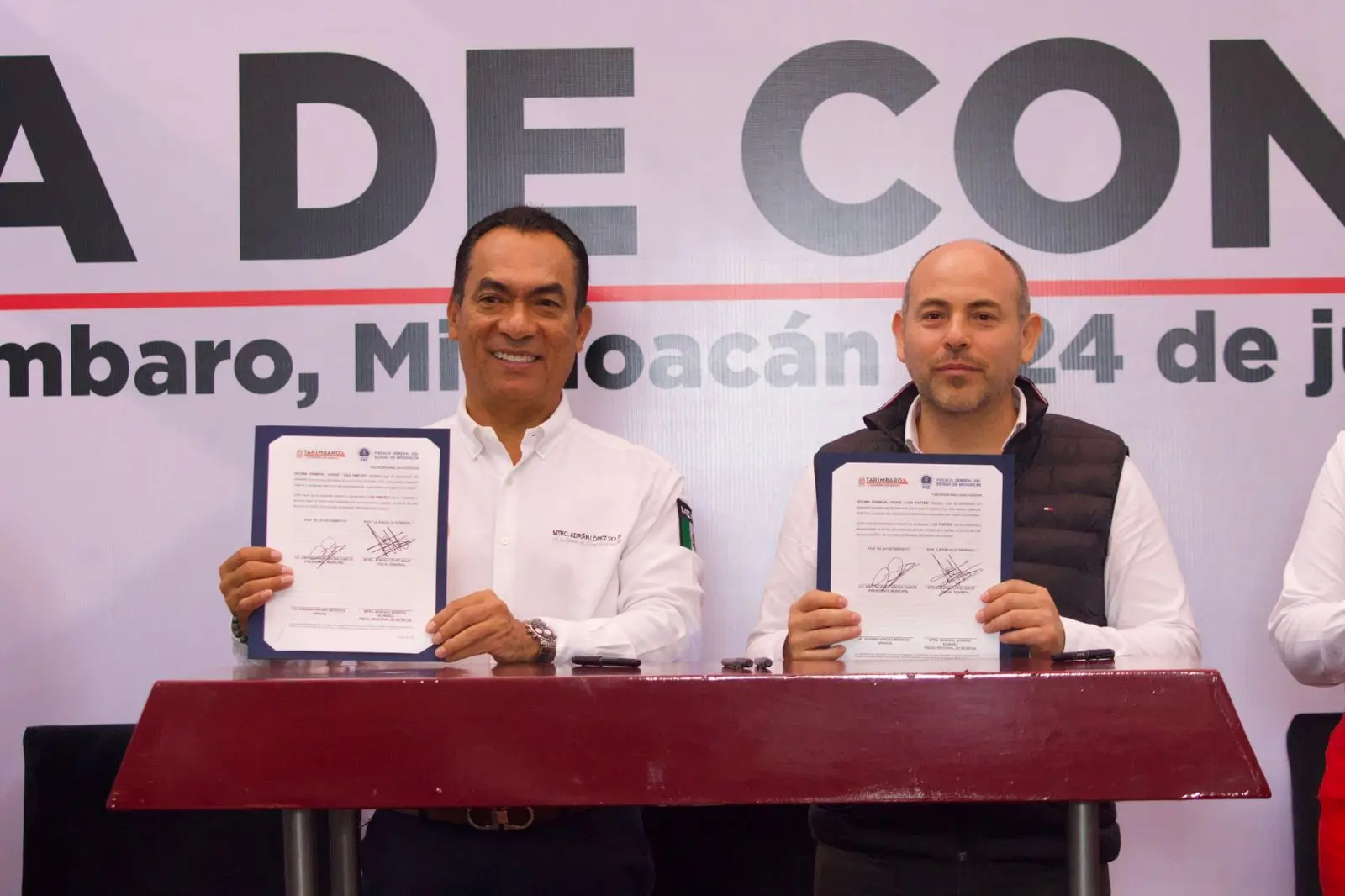 Gobierno de Tarímbaro fortalece el acceso a la justicia con convenio FGE