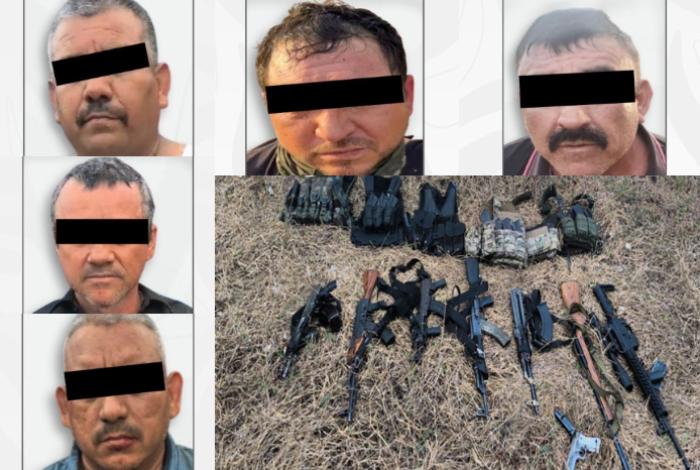 Gobierno federal detiene en Sinaloa a 5 sujetos integrantes de Los Chapitos