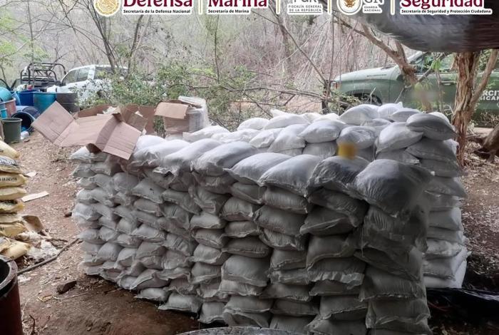 Golpe al narco: incautan drogas, armas y liberan víctimas