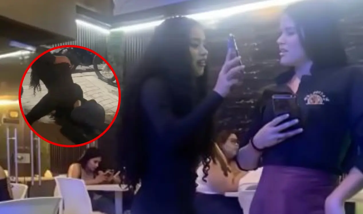 Graban pelea entre clienta y mesera en Colombia; video se hace viral