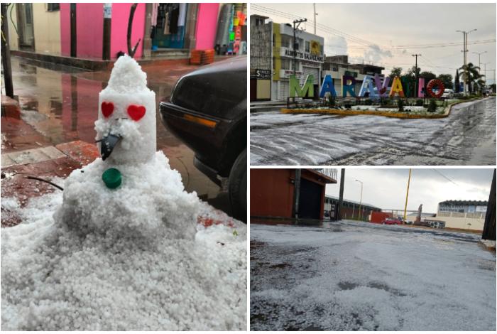 Granizada y lluvias torrenciales provocan estragos en Maravatío y Senguio