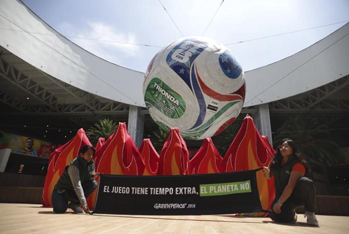 Greenpeace alerta sobre el impacto de la crisis climática en México durante el Mundial