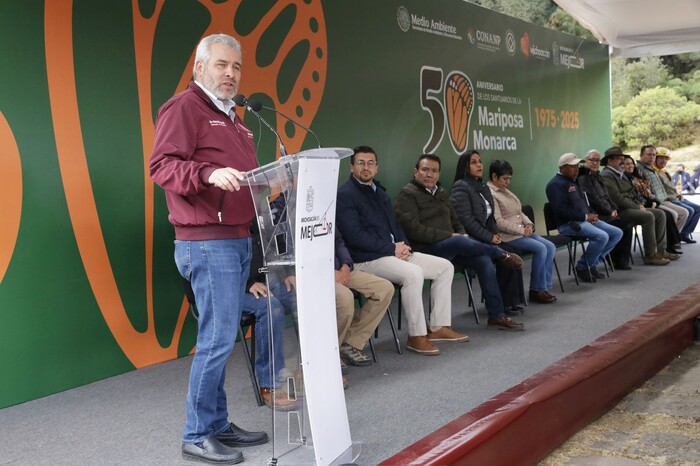 Guardián Forestal vigila permanentemente la Reserva de la Biósfera de la Mariposa Monarca: Bedolla