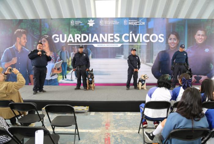 Guardianes Cívicos llega a Cobaem Morelia: SSP