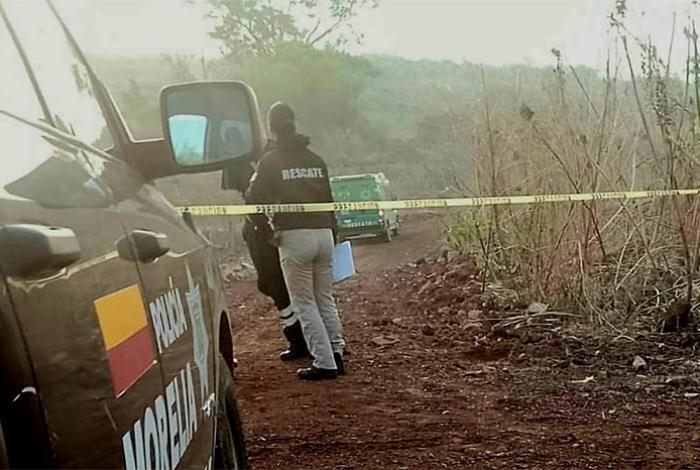 Hallan a hombre asesinado en la colonia Lomas del Pedregal, en Morelia
