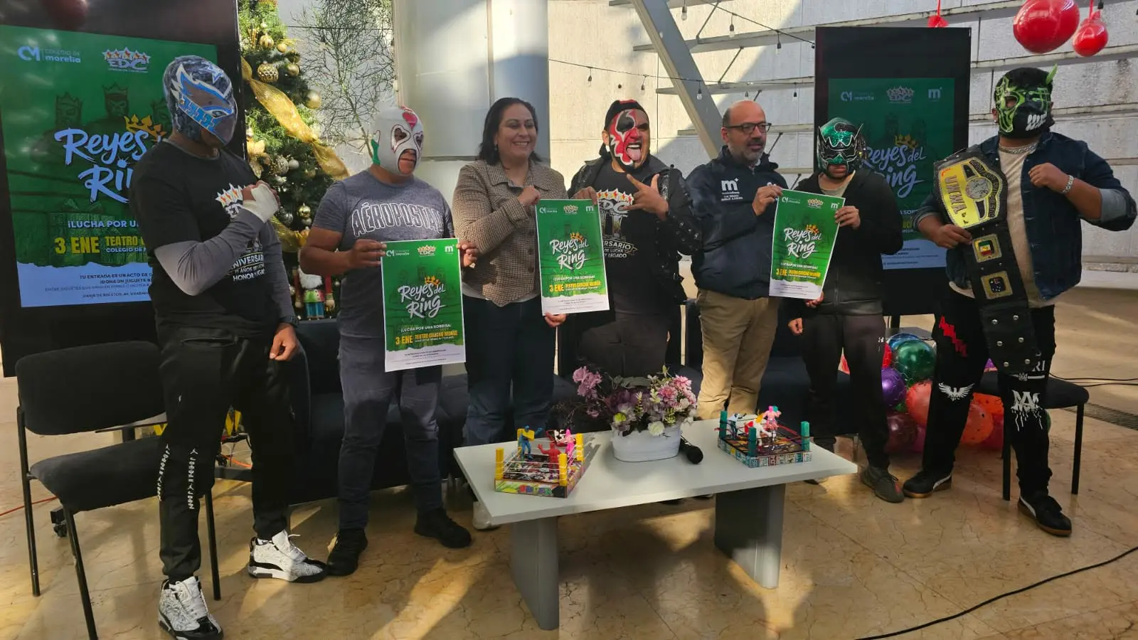 Hasta 900 juguetes se esperan repartir con evento “Reyes del Ring”