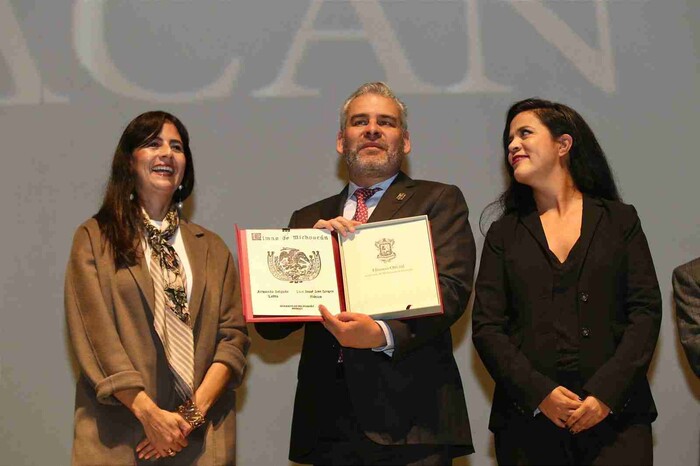 Himno de Michoacán refleja la cultura e historia del estado: Bedolla