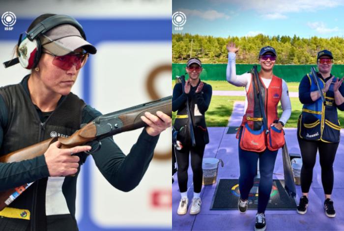 Histórica plata para Gabriela Rodríguez en el Mundial de Tiro con Escopeta en Atenas