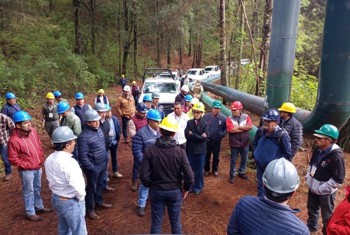 Histórico: CFE abre planta Los Azufres al Consejo Supremo Indígena de Michoacán