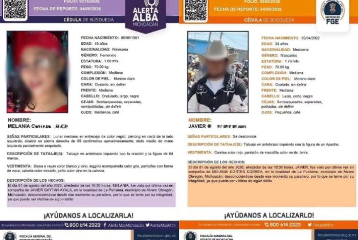 Hombre y mujer hallados sin vida en Álvaro Obregón tenían ficha de búsqueda