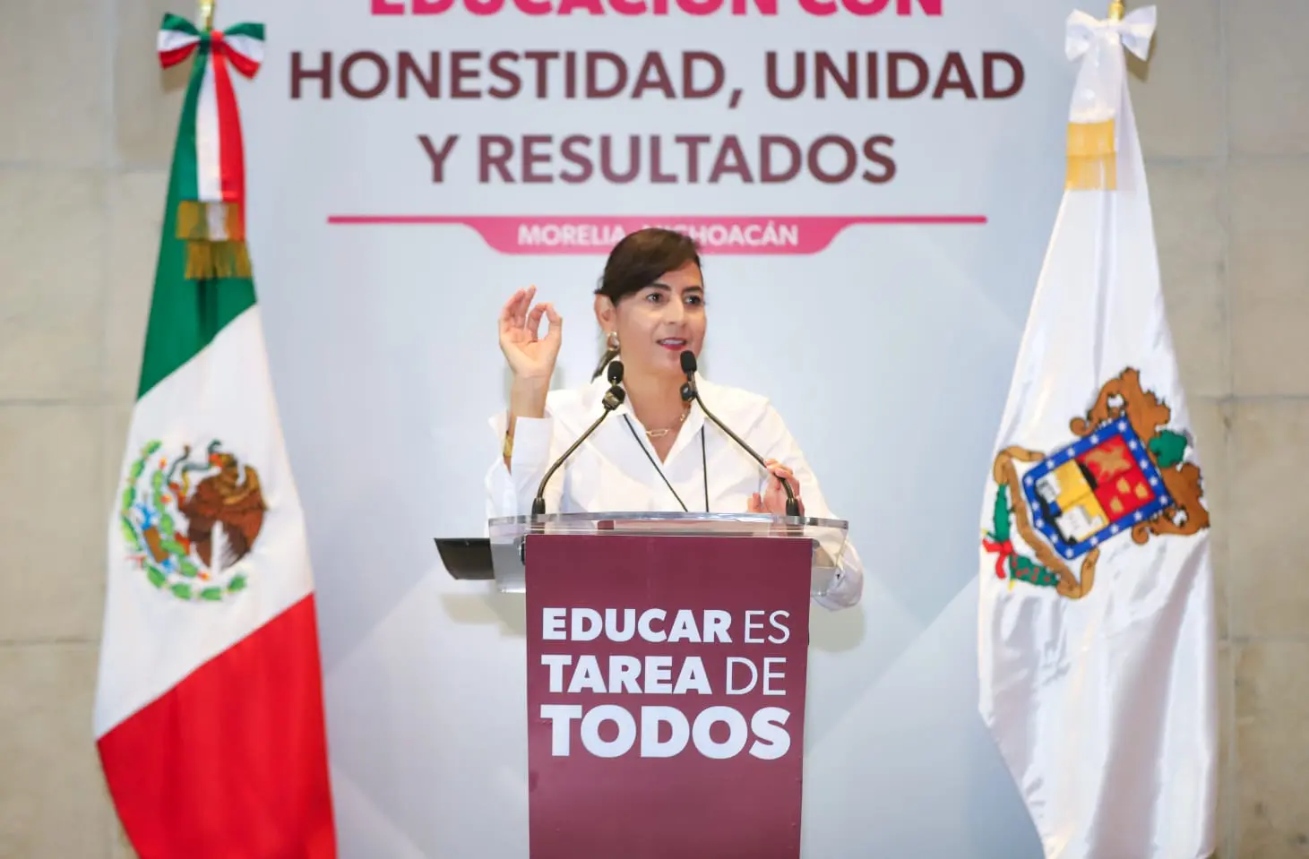 *Honestidad da resultados, cero observaciones a Educación: Gabriela Molina*