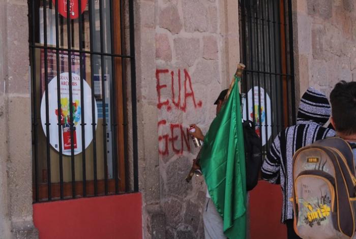 HOY CNTE y FNLS se manifiestan de nuevo en distintas vialidades de Morelia