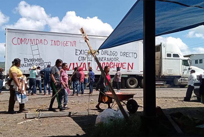 Hoy, el Consejo Supremo Indígena bloquea carreteras de Michoacán
