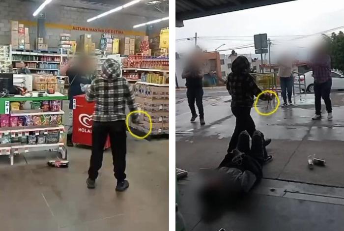 Identifican a las dos mujeres que con cuchillos intentaron robar en una tienda Aurrera de Tarímbaro