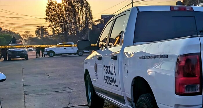 Identifican a profesor baleado en Uruapan, cuando le robaron su camioneta