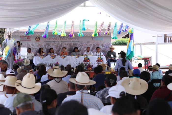 IEM y Consejo Supremo Indígena impulsan diálogo sobre autogobierno en Michoacán