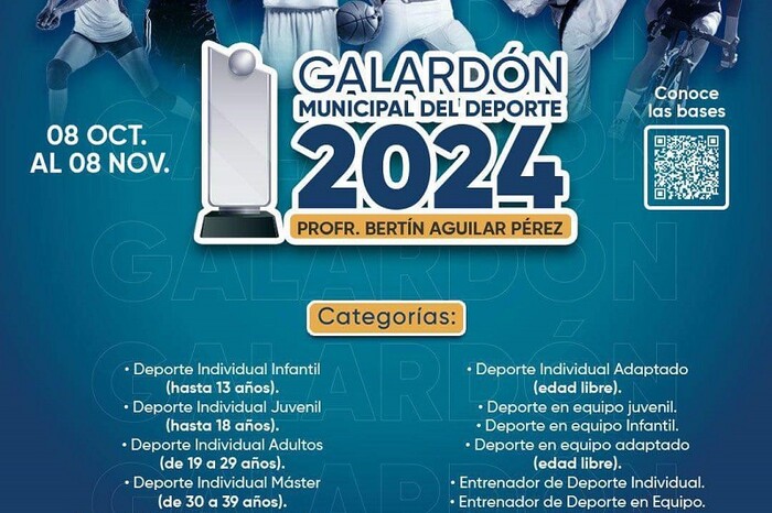 IMCUFIDE cierra convocatoria al Galardón Municipal del Deporte