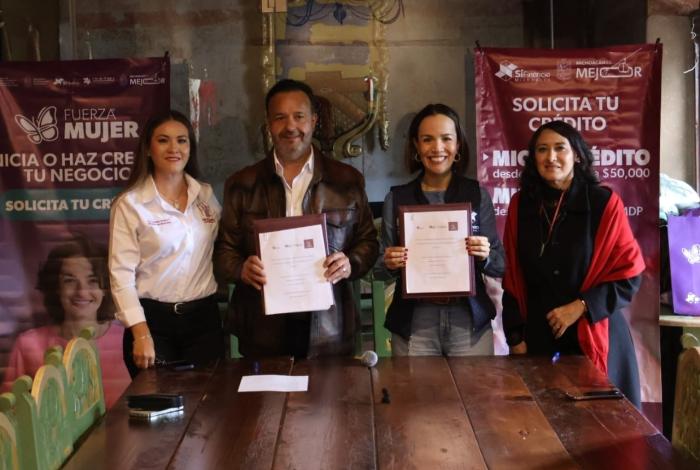 Impulsan Julio Arreola y Sí Financia el desarrollo económico de Pátzcuaro