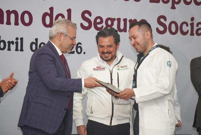 IMSS fortalece atención en Michoacán con llegada de 407 médicos especialistas