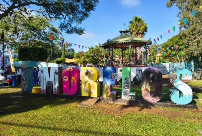 Inaugura SeCultura Morelia letras monumentales de Tenencia Morelos