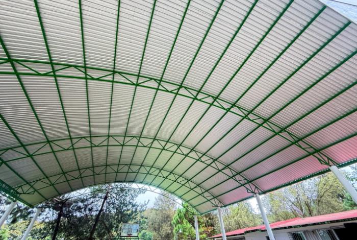 Inaugura Yohana Mendoza domo escolar en la Telesecundaria de Zatzio; refrenda Gobierno de Ario compromiso por la educación