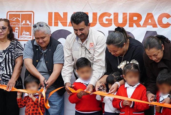 Inauguran pavimentación con concreto hidráulico en Nuevo Coronillas