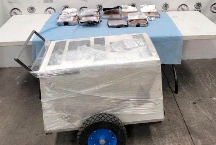 Incautan más de 10 kilos de coca y fentanilo en carrito de paletas, en Tarímbaro