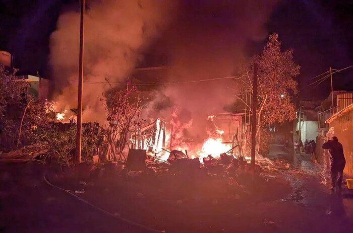 Incendio arrasa con vivienda en la colonia La Cedrera