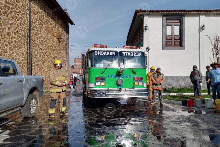 Incendio en iglesia de Nurio, por corto circuito